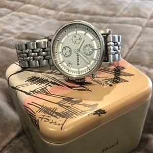 Fossil Watch Silver